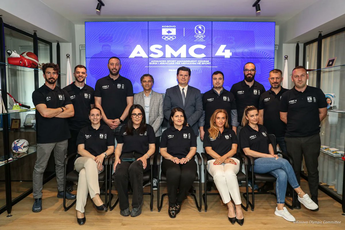 NOCKOSOVO's tweet image. ✍️Përfaqësues të federatave të ndryshme sportive, zyrtarë të Ministrisë për Kulturë, Rini e Sport dhe KosADA-së, kanë nisur sot rrugëtimin për të ndjekur edicionin e katërt të kursit të avancuar për menaxhimin sportiv (ASMC 4)

#ASMC #AdvancedCourseforSportsManagement #KOK