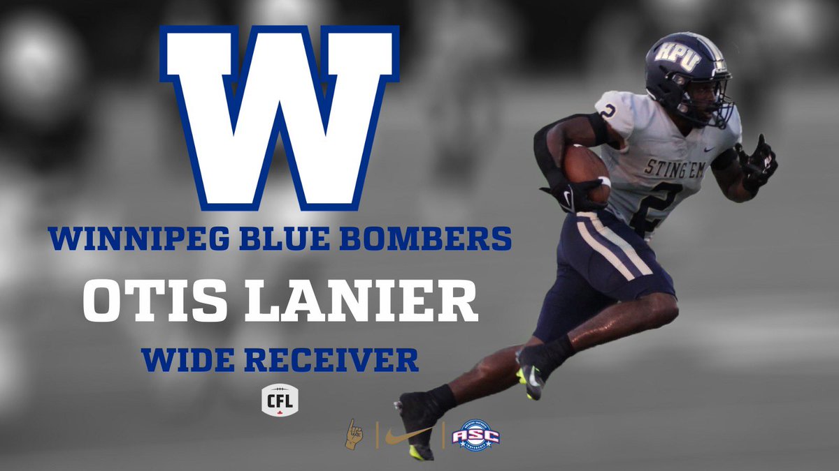 Congrats to Otis Lanier for signing with the <a href="/Wpg_BlueBombers/">Winnipeg Blue Bombers</a> 

#StingEm #YoJackets #ForTheW