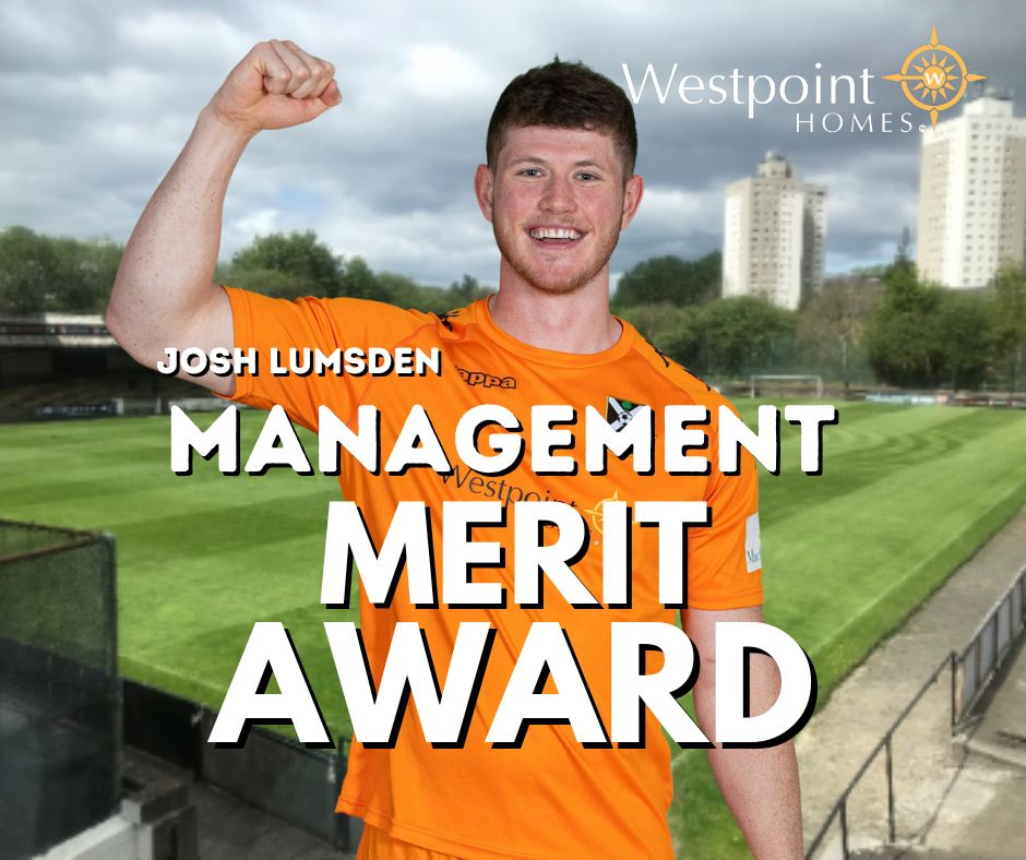 🏆Congratulations to Josh Lumsden who picks up the Management Merit Award!

Congratulations Josh!
