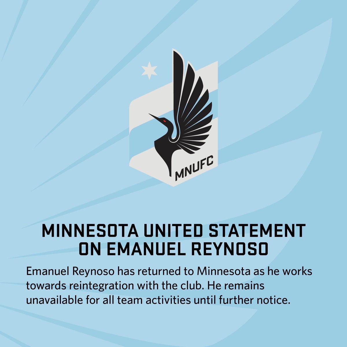 An update on the status of Emanuel Reynoso.