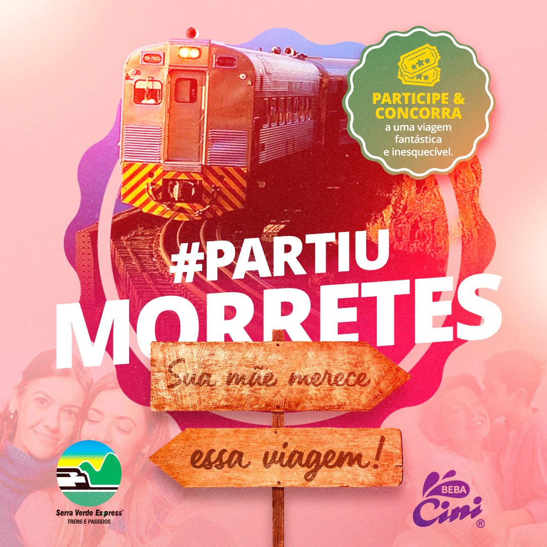 CiniBebidas's tweet photo. 😍 Promoção Cini: Sua Mãe Merece essa Viagem!!!

 Regulamento completo na bio @cinibebidas

👉 Siga @cinibebidas &amp; @serraverde_oficial
.
.
.
#diadasmães #cini #cinibebidas #serraverdeexpress #amordemae #curitiba #saojosedospinhais #parana #partiumorretes #bebacini https://t.co/aZXehrkJIL
