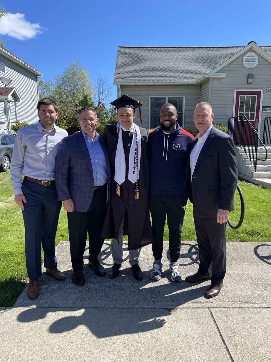 Graduation Weekend was a tremendous success! 3 masters degrees and 1 undergraduate degree! Most importantly these players /coaches have left the program better than when they arrived! I can’t wait to follow their individual journeys and watch their Growth and Success! 🔴⚫️🧡5️⃣