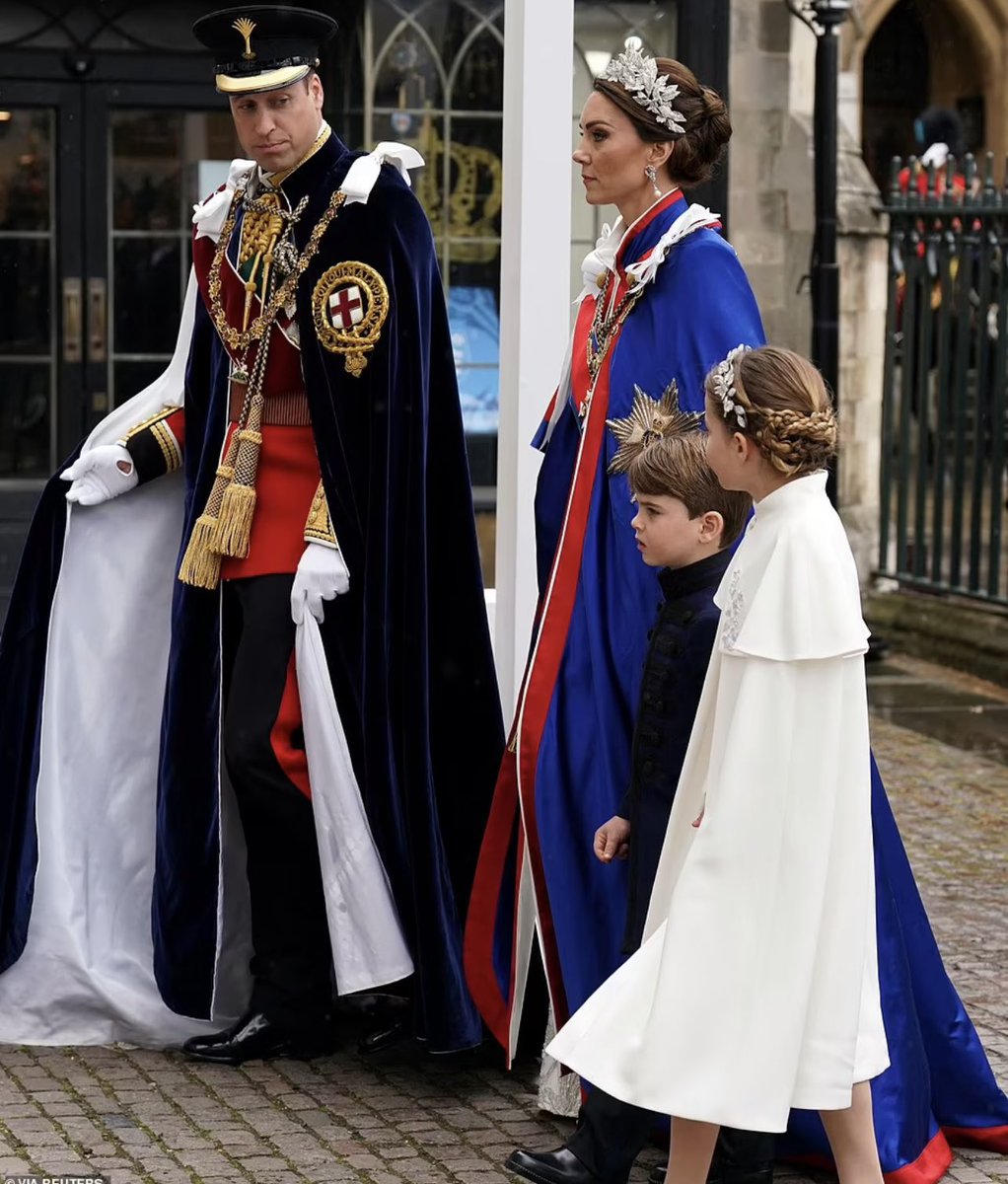 MrsPaulB's tweet photo. I love this so much! Prince William looks like “Every Dad That Has Ever Lived” while entering a church with young children. That is the universal look that means “You’d better behave while we are in here.” ❤️👏🏻💯😂 https://t.co/8GKAQaMmmJ