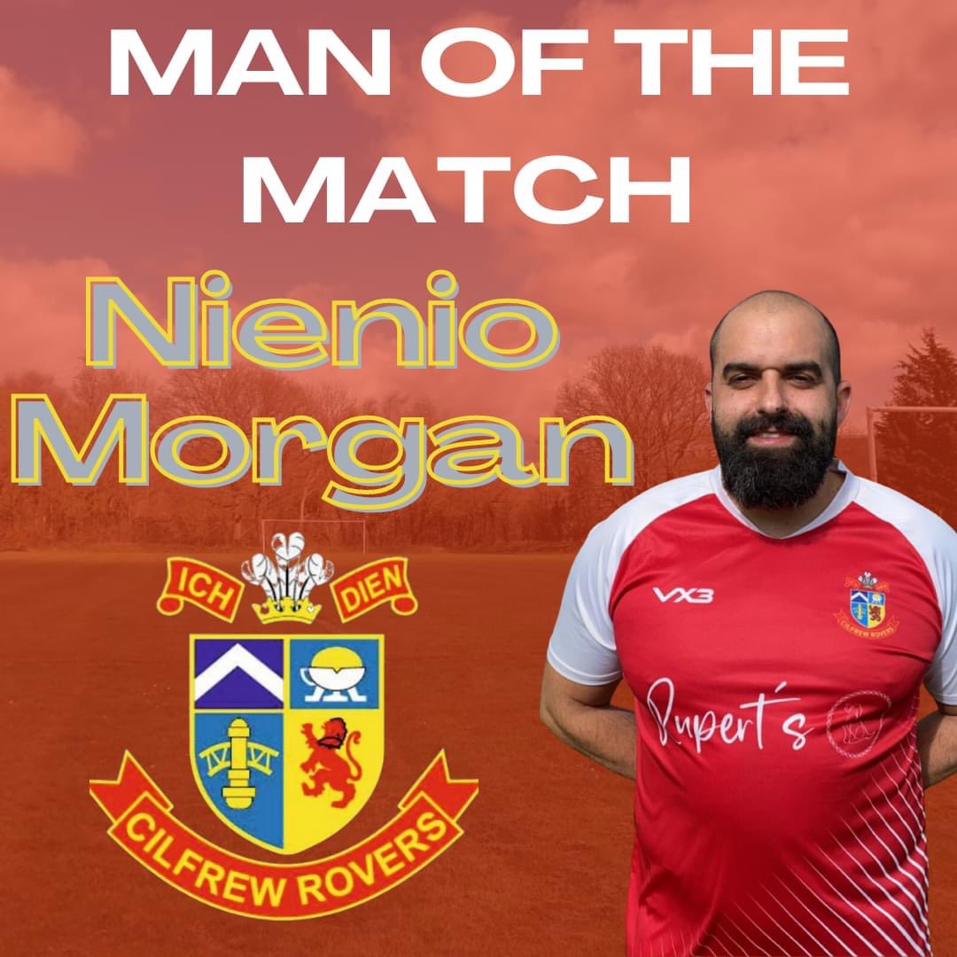 Cilfrew_roverrs's tweet photo. Todays Man of the match Nienio Morgan 👏🏻

What a performance from Nien today, scoring the opener and playing a huge part in the other 5 goals. ⚽️

🔴🐮⚪️
#UppaRovers
#headlikeakiwi
#turkishmessi https://t.co/NubCbcZlGf