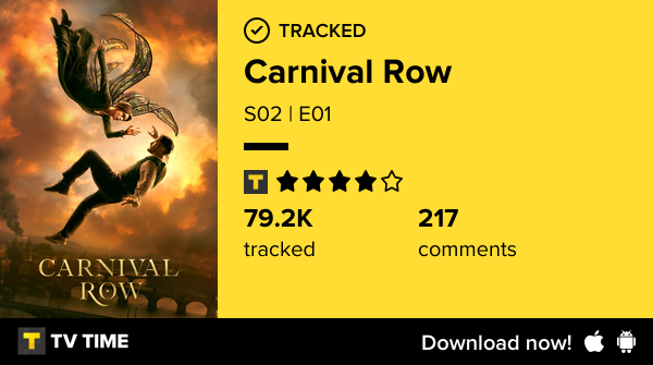 readingtardis's tweet photo. Ho appena guardato l'episodio S02 | E01 di Carnival Row! #carnivalrow  https://t.co/lkimgf6yzA #tvtime https://t.co/OWKhvOSlOh