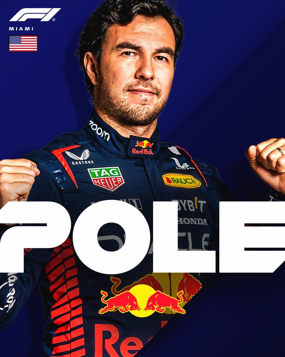 En el 1, 2, 3 de la Qualy de Miami se habla español! Grande Checo!!!
1. Checo (Red Bull) 🇲🇽
2. Alonso (Aston Martin) 🇪🇸
3. Sainz (Ferrari) 🇪🇸