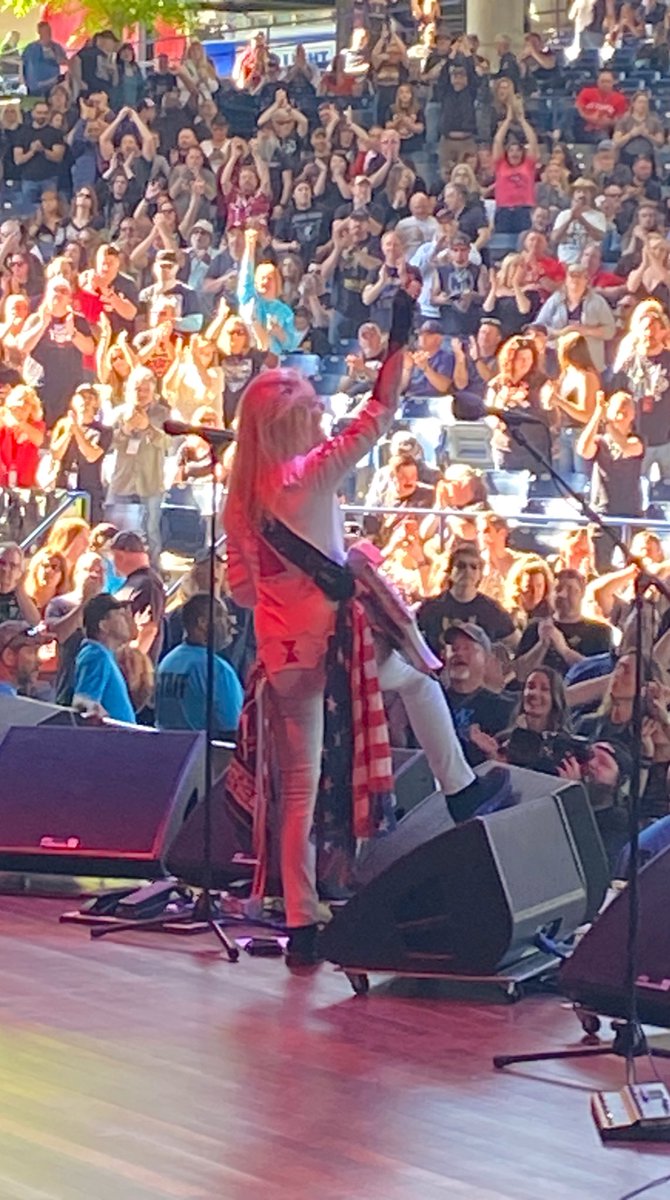 vevo_rock's tweet photo. The Queen Of Hard Rock @litaford slays the stage at @M3RockFestival https://t.co/EG83vQztrf