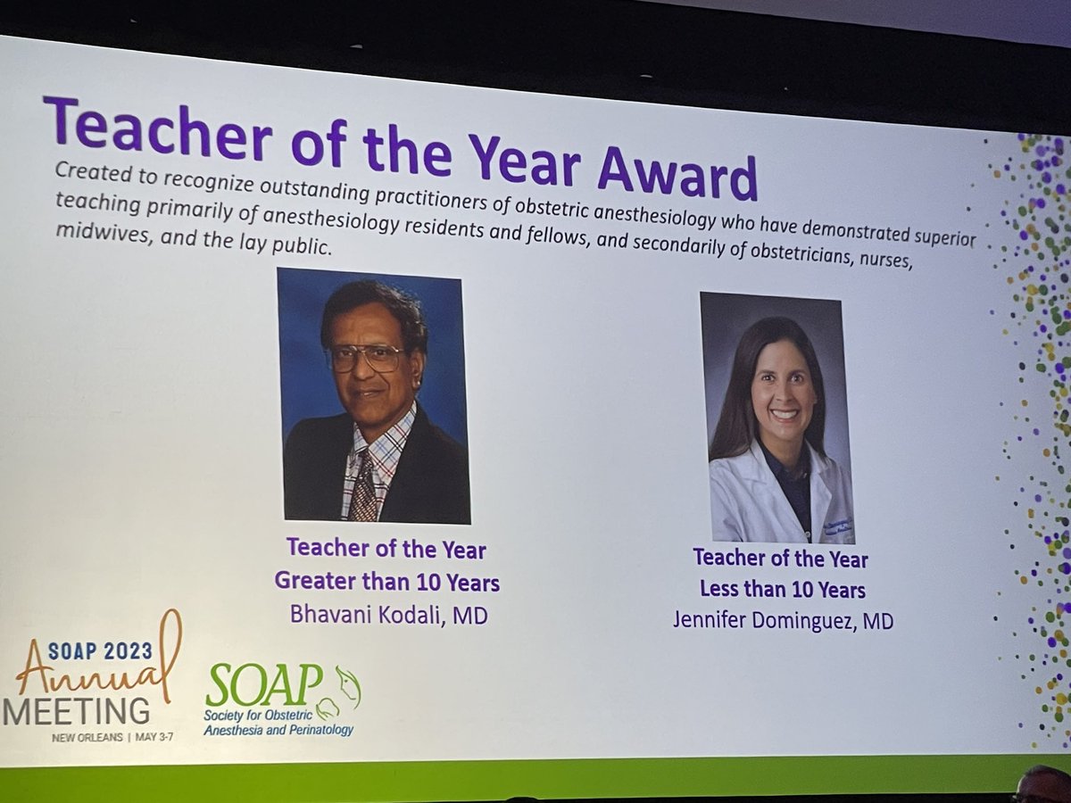 maloumeng's tweet image. Proud of our @JenDominguezMD #SOAP2023 Teacher of the Year! Thank you for your constant, caring teaching, professionalism and leadership! @Duke_Anesthesia @DukeAnesFellows @dukeobgyn @DukeAnesRes