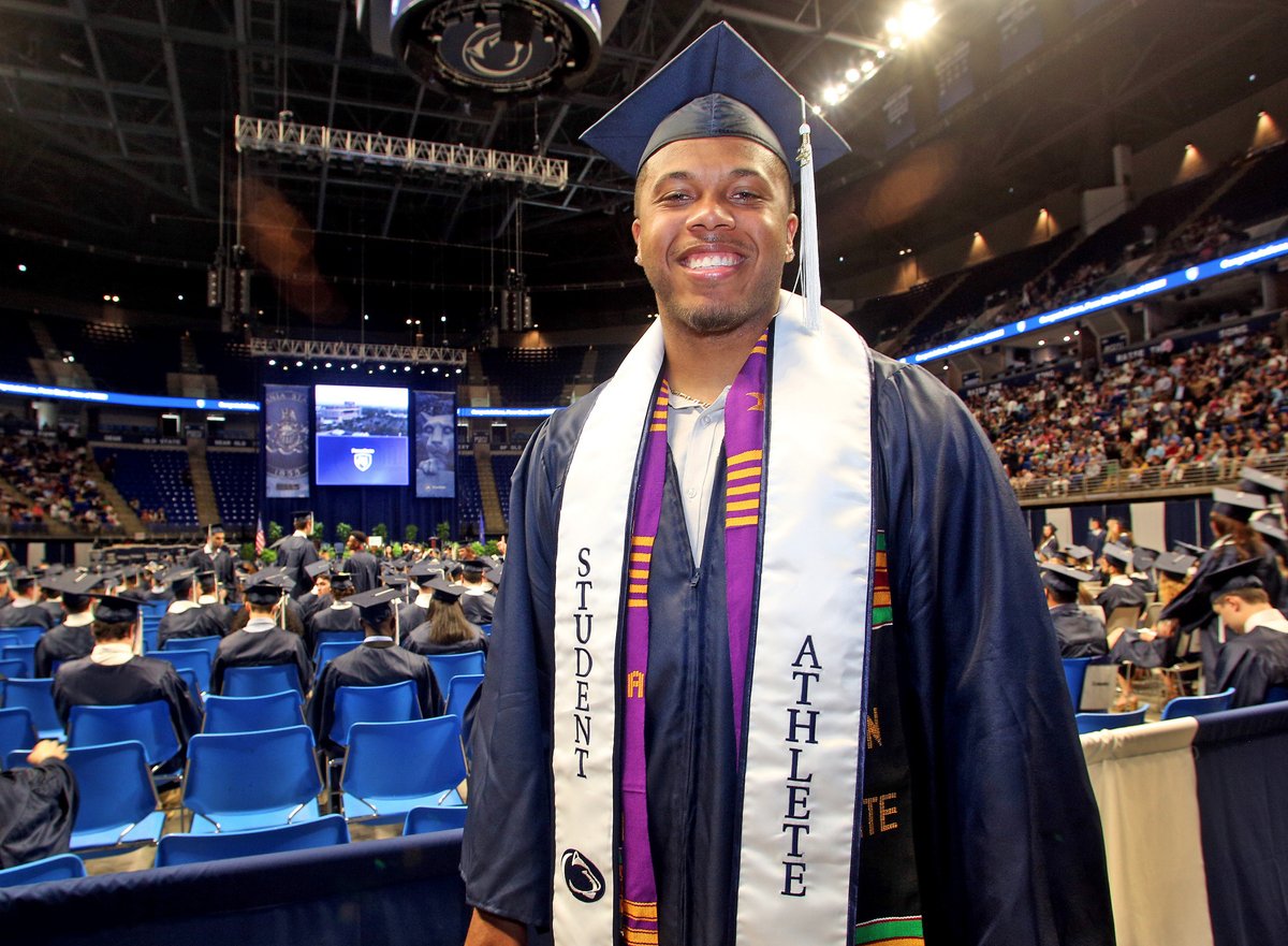 PennStateMBB's tweet photo. ✔️ 1,000-point scorer
✔️ School record for career games played
✔️ Fifth most 3-pointers in school history
✔️ NCAA Tournament
✔️ Bachelor's degree in Psychology from The Pennsylvania State University
✔️ Nittany Lion for life

Congratulations @mylesd12_! 🎓🦁

#WeAre https://t.co/mwuAbs2CNS