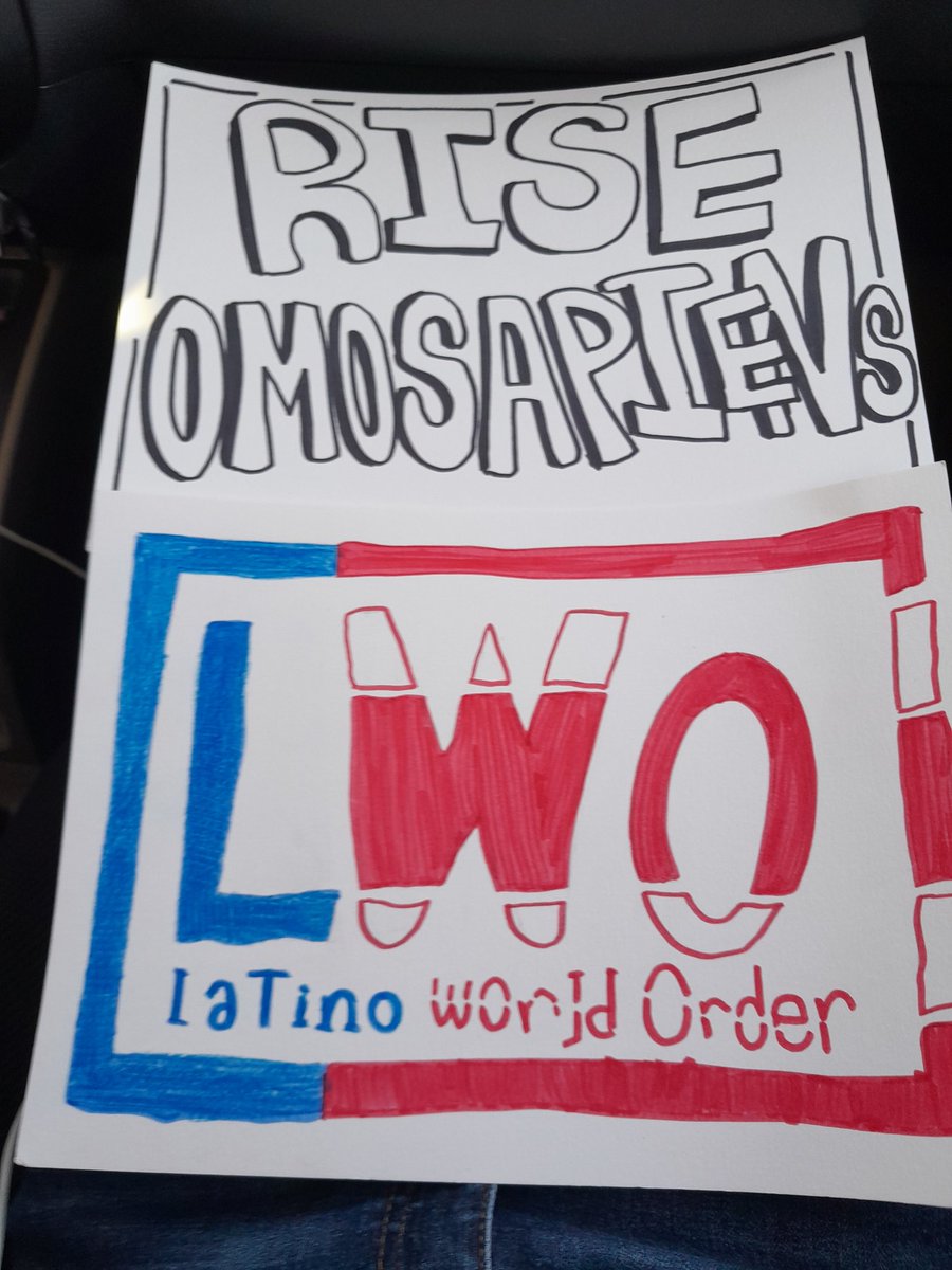 AJ_Vertigo's tweet photo. Ready for tonight! 
@ZelinaVegaWWE @TheGiantOmos
#WWEBacklash 
#LWO #LWO4Life #Omosapien https://t.co/NHMnbA70q3