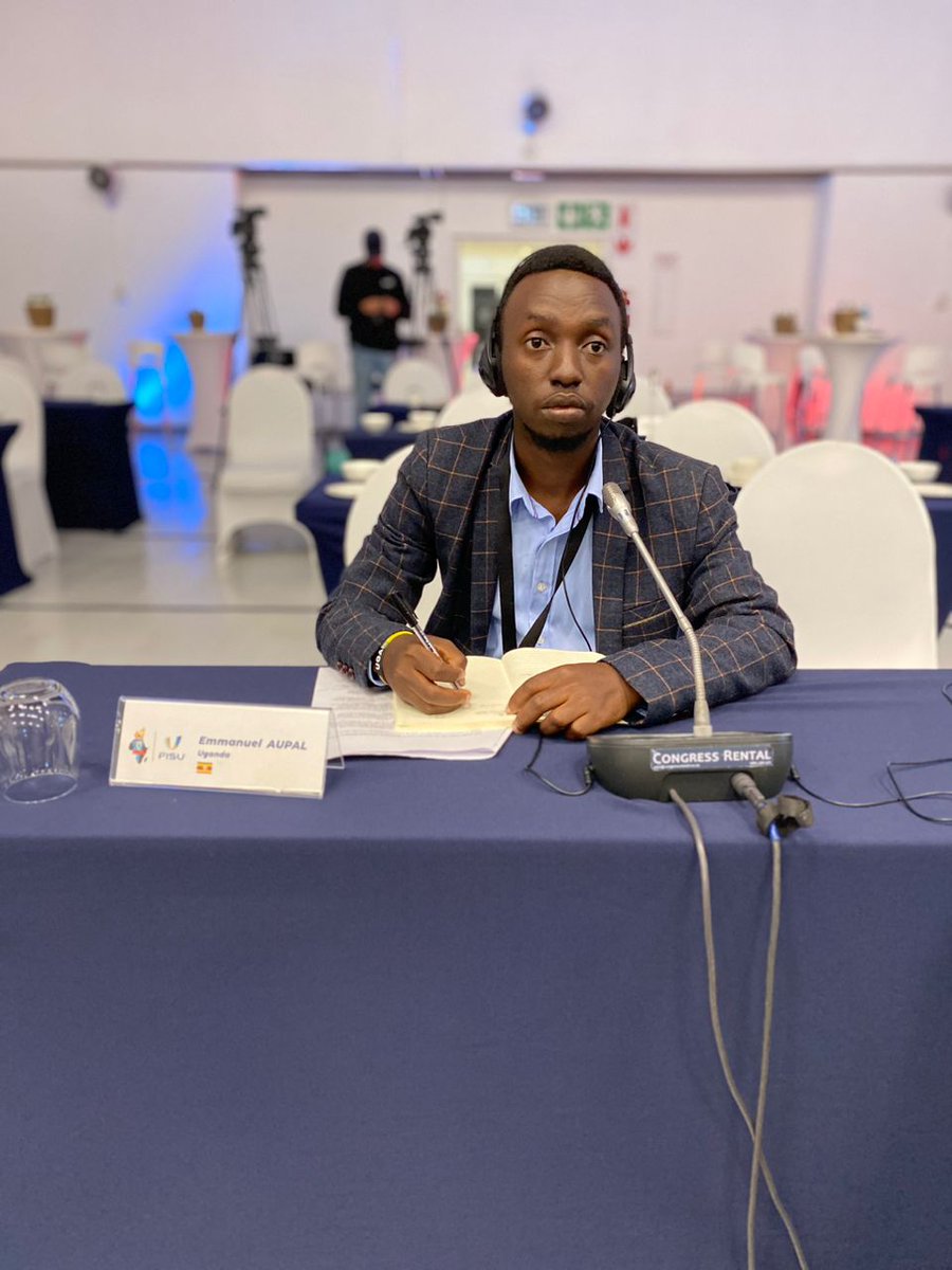 Aupal Emmanuel 🇺🇬 (@aupalemmanuel) on Twitter photo Today, I achieved yet another milestone in my life, I went through unopposed as the <a href="/fasuafrica/">FASU-Africa University Sports</a> Student Representative (2023-2025) at the FASU Elective General Assembly that was held today at the University of Witwatersrand, Johannesburg, South Africa 🇿🇦.
#WeAreAfrica Today, I achieved yet another milestone in my life, I went through unopposed as the <a href="/fasuafrica/">FASU-Africa University Sports</a> Student Representative (2023-2025) at the FASU Elective General Assembly that was held today at the University of Witwatersrand, Johannesburg, South Africa 🇿🇦.
#WeAreAfrica