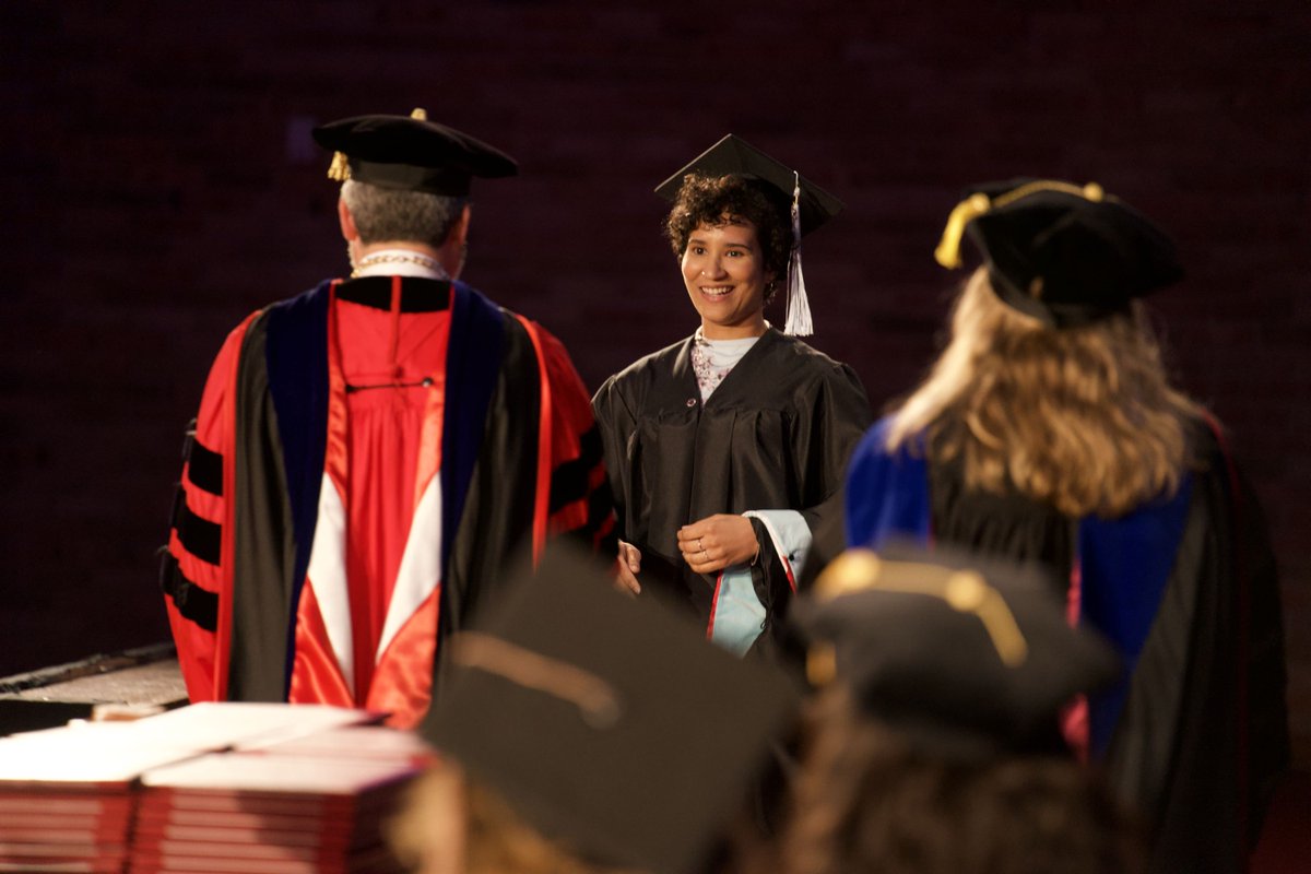 MaloneU's tweet photo. The Commencement ceremony for our Master's graduates was full of celebration! Well done and congratulations to all - you are forever Pioneers! https://t.co/9MgLBMqDLm