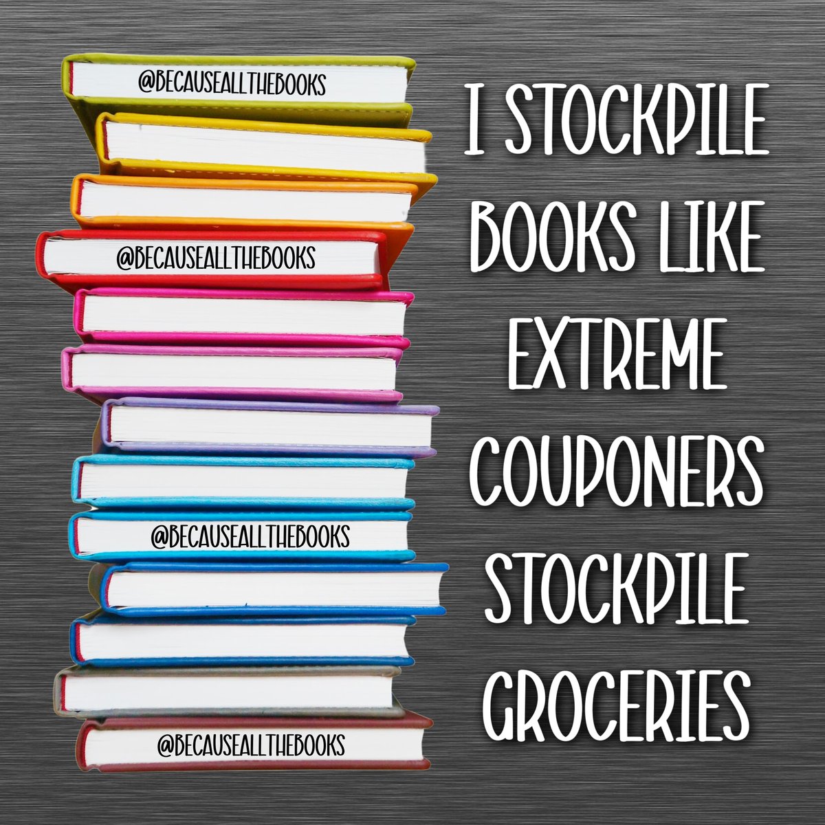 Always be prepared…

#BecauseAllTheBooks #BookWormForLife #BookWormProblems #Bookaholics #BookCollector  #BookShopping