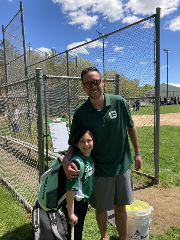 DannyKeystone's tweet image. A great win for Em and the Guilford Green Dragons. What a day for some minor league softball.