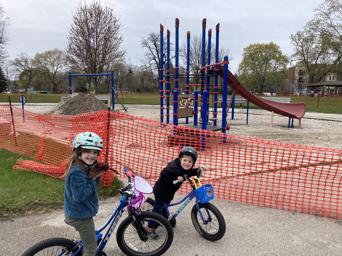 We are excited about the reconstructed playground at Gordon Park in Riverwest. @CountyParks Milwaukee County #EssentialServices