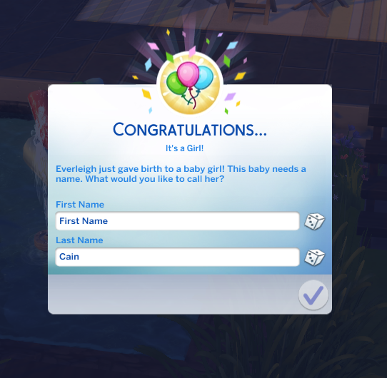 lilmisskme3's tweet photo. I left my computer for about two hours... and apparently not only did I forget to close my Sims... I forgot to pause it... and came back to this 🤣At least she didn't die? 
(ps last name is randomized) 
#simmers #TheSims4 #SimSaturday https://t.co/PS1s1j3dqP