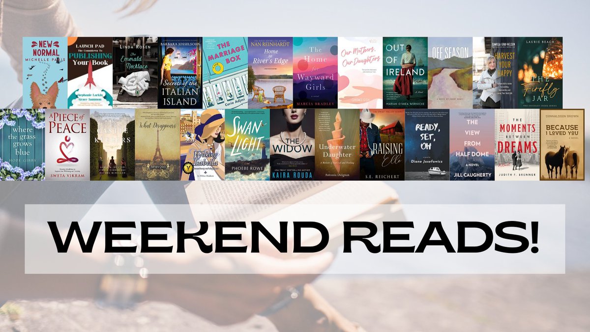 Weekend Reads!  booksbywomen.org/recommended-re…  "<a href="/lrosenauthor/">Linda Rosen</a> <a href="/italiamelissa/">Melissa la matta</a> <a href="/KairaRouda/">Kaira Rouda</a> @JillCaugherty
<a href="/dianegreco/">Diane Josefowicz</a> <a href="/swetavikram/">Sweta Vikram</a>
 Marian O'Shea Wernicke <a href="/bqwriter/">Barbara Quick</a> <a href="/GSammonWrites/">grace sammon</a> <a href="/divasthatcare/">Candace Gish</a> <a href="/aimiekrunyan/">Aimie K. Runyan-Vetter</a> 
@HopeGibbstuib  Antonia Deignan