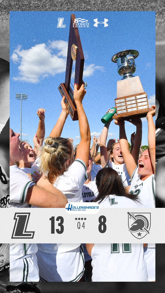 PATRIOT LEAGUE CHAMPIONS!!!

The 'Hounds pull away in the second half to win our fourth straight <a href="/PatriotLeague/">Patriot League</a> Championship!

Sydni Black named Tournament MVP with 9 goals and 2 assists!

#AintNoDog l #patriotwlax l #ncaalax l
<a href="/Patriot_Gameday/">Patriot League GameDay</a>