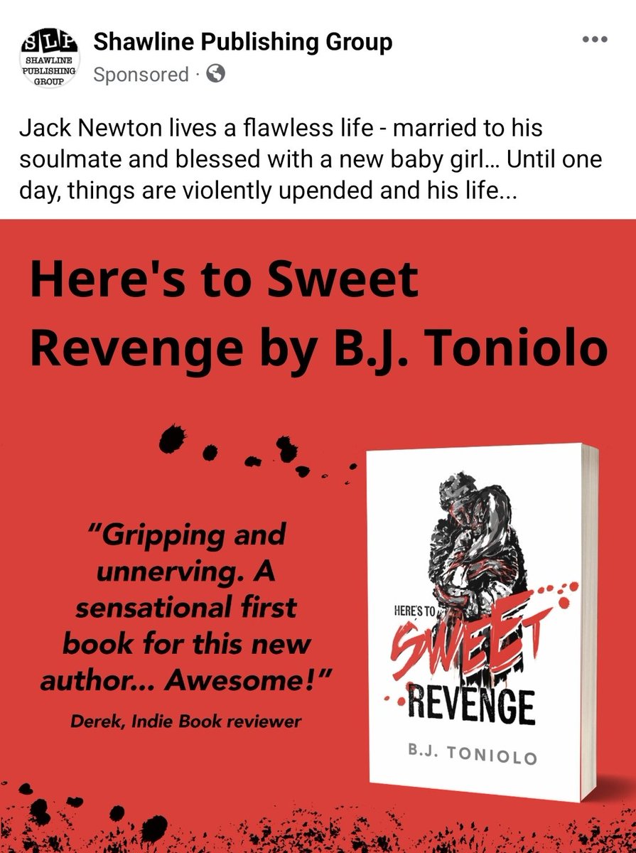 New #indieauthor from Australia I just found out about. His debut revenge novel sounds great. Purchase from Shawline Publishing Group over Amazon to support the author and small press publishing company's. Its released 25.03.203 #supportindieauthors #aussieauthor