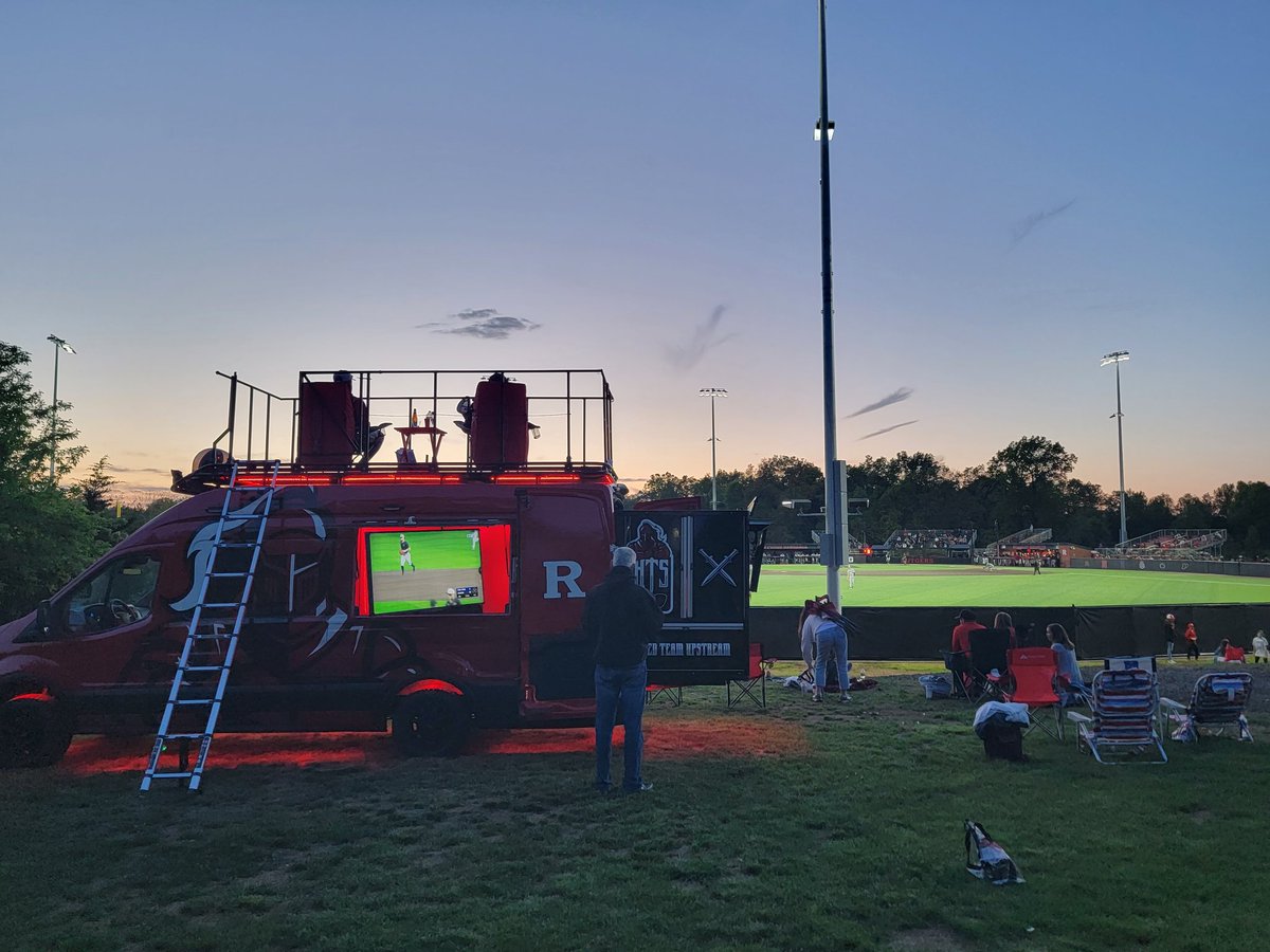 What a Knight! 

<a href="/RutgersBaseball/">Rutgers Baseball</a> 
undeR the #KnightLights 

#TCD #BeatPSU #AlumniGame <a href="/RUVarsityR/">Rutgers Varsity R</a>