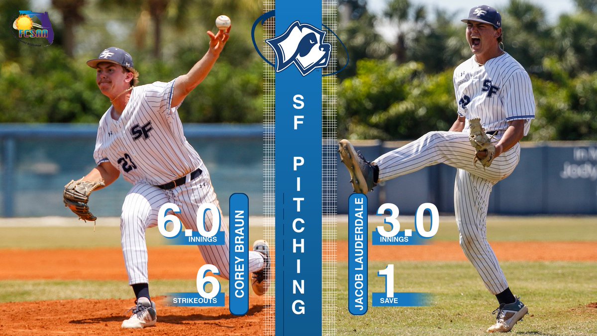 This pitching duo was excellent today for No. 9 Santa Fe to get the job done in Game 2!