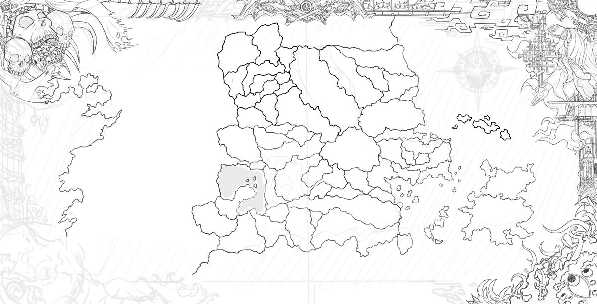 hangerart1's tweet image. Working on a map of our dnd world wait for completion #dungeonmap #dndmaps #cartography #cartographer #rpg #dnd #ttrpg #ttrpgmap #artmoots #drawings #draw #artwork #digitalartwork #illustration