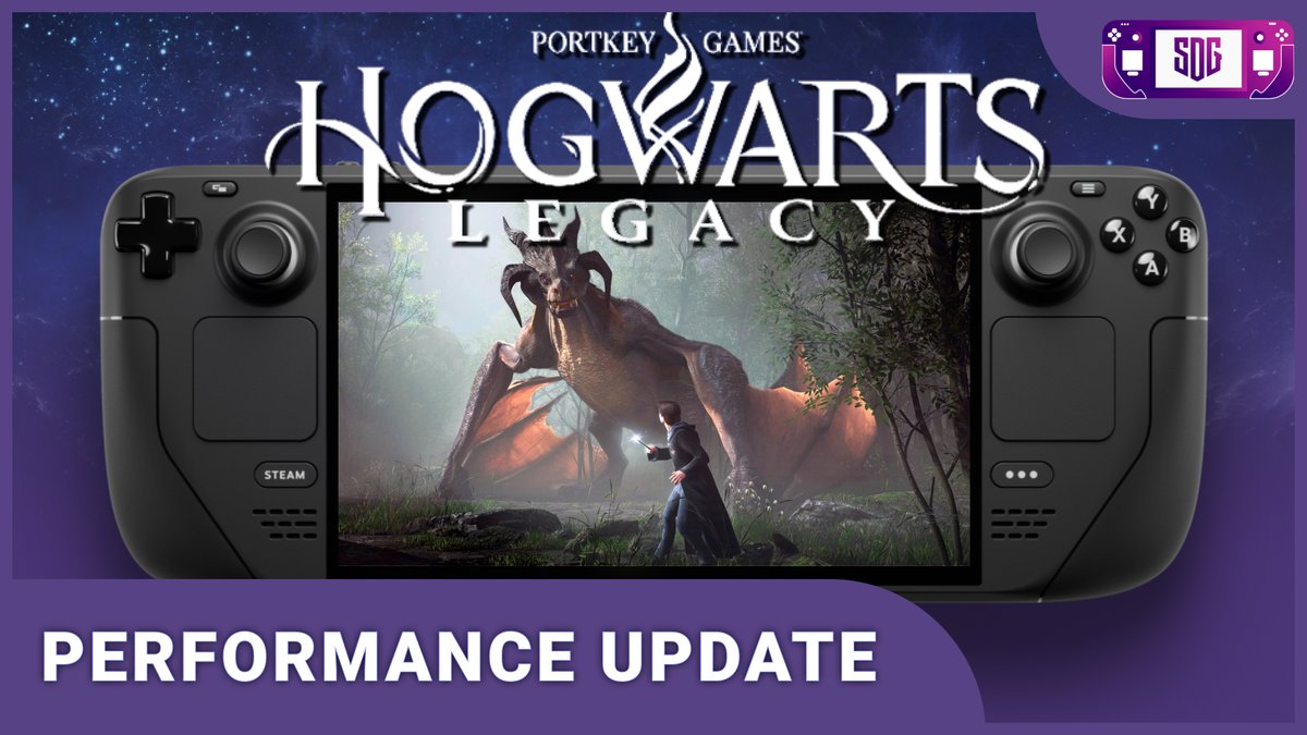 Hogwarts Legacy Best Settings for Steam Deck - Steam OS Gameplay 