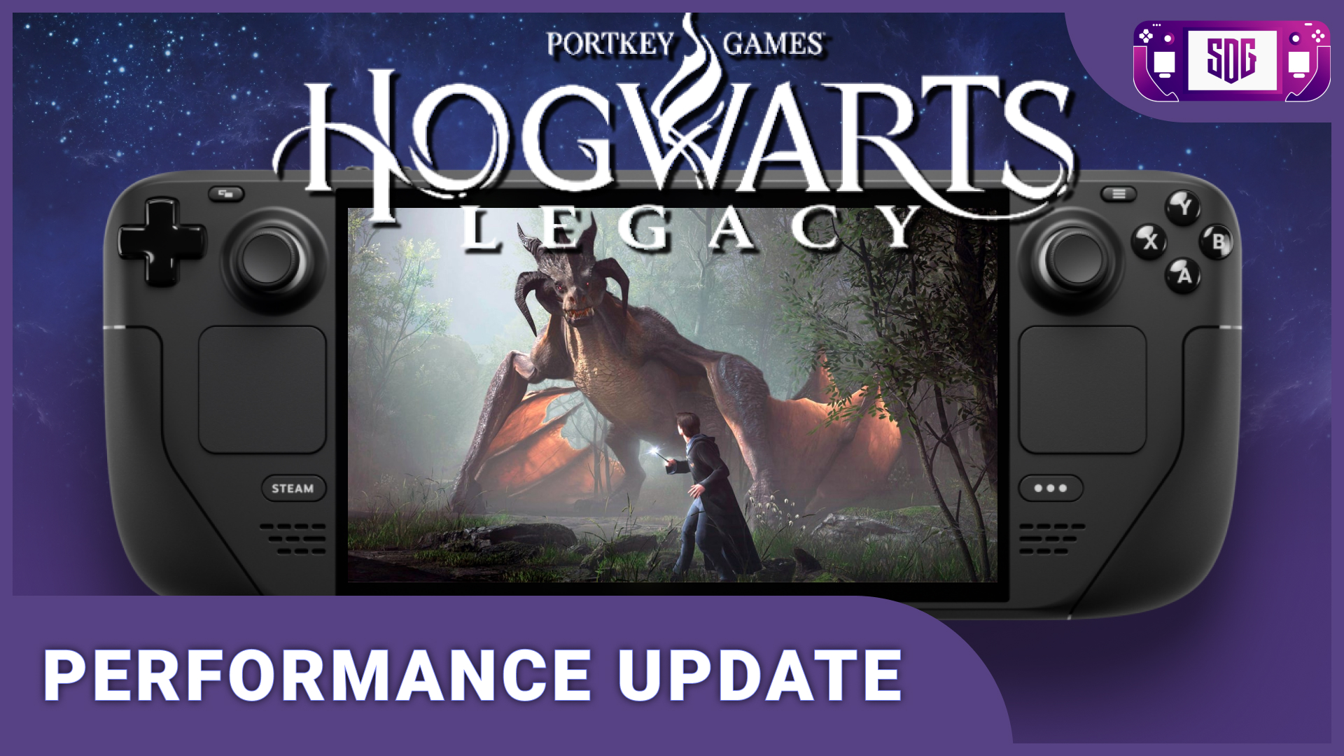 Steam Deck Gaming on X: The Hogwarts Legacy gigantic Patch recently has  made significant improvements on Steam Deck! Video:   Best Settings Article:  #SteamDeck #HogwartsLegacy   / X