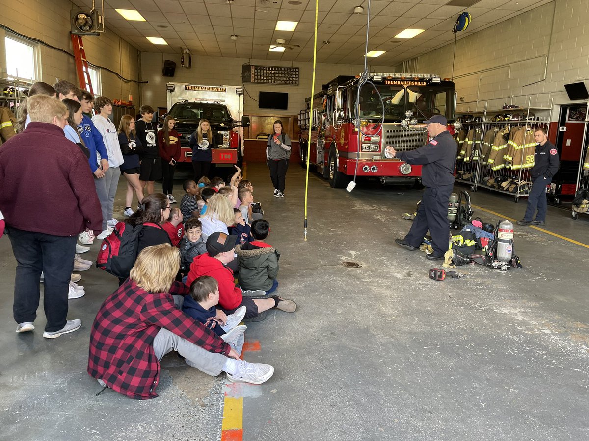 For our April CBI trip we walked to Trumbauersville Fire Company where students learned about fire safety, engaged in hands on activities, and ordered Rita’s!