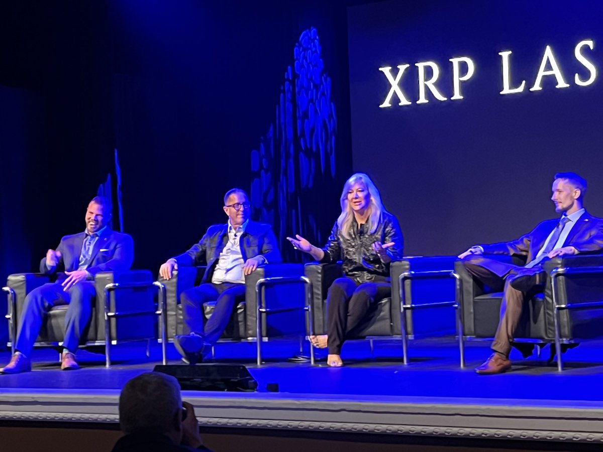 LindaPJones's tweet photo. On stage at #XRPLasVegas2023 today talking about Crypto, Gold and Keys to Your Personal Wealth. 

#XRP #XRPArmy #LindaPJones
#BeWealthyandSmartPodcast https://t.co/G6H0W3DcHK