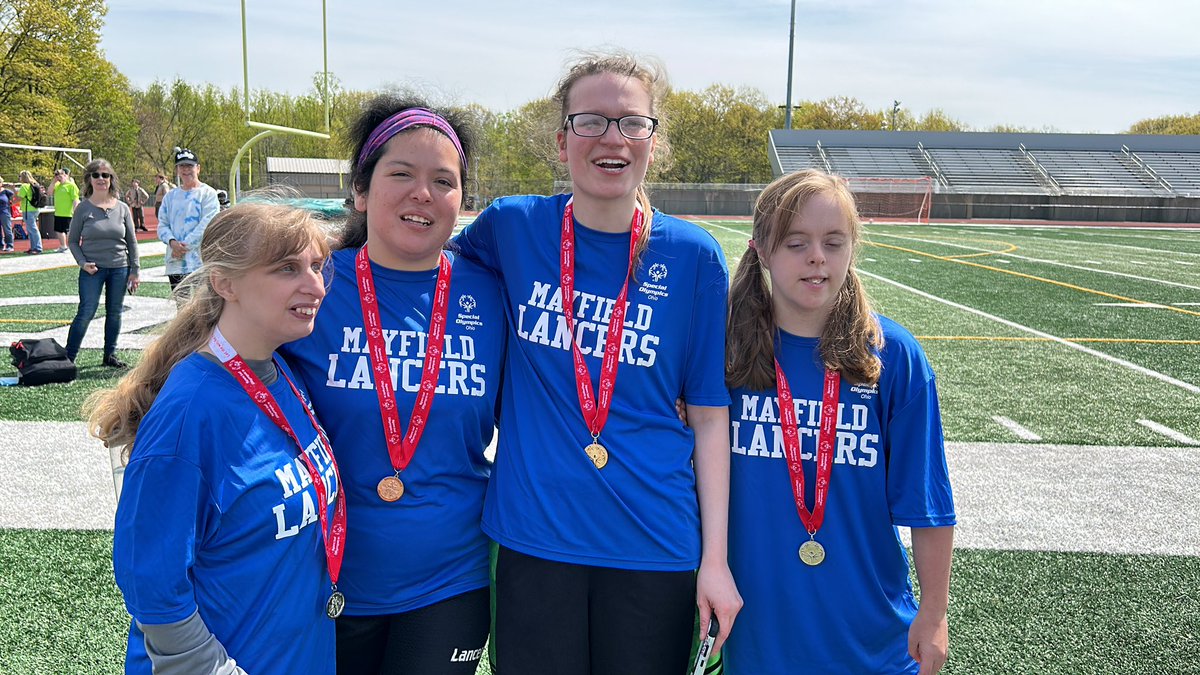 Beautiful day and lots of medals for Girls Lancer Sp Oly <a href="/GALancerAD/">Gilmour Athletics</a> <a href="/mayfieldvillage/">Mayfield Village</a>