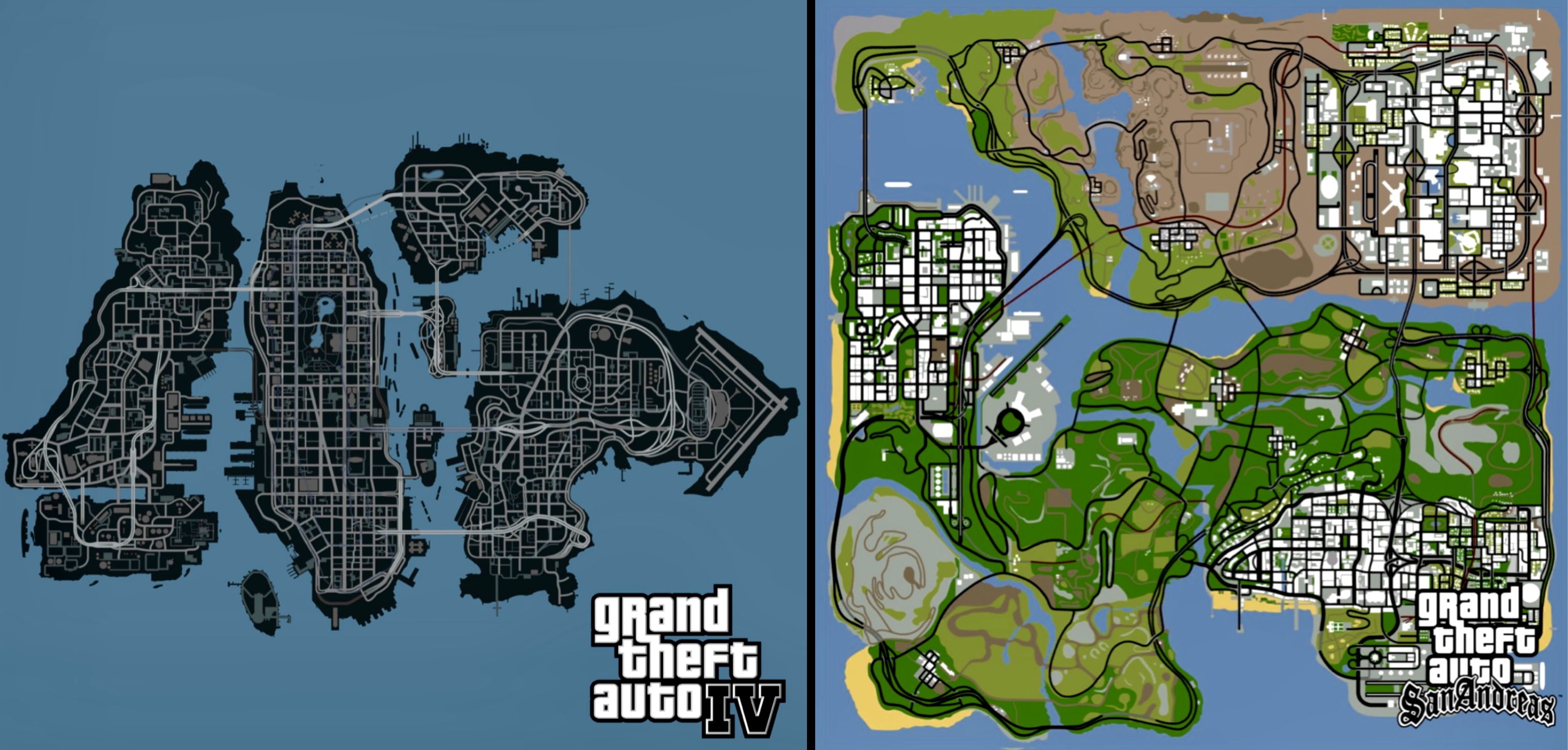 San Andreas Map With Names