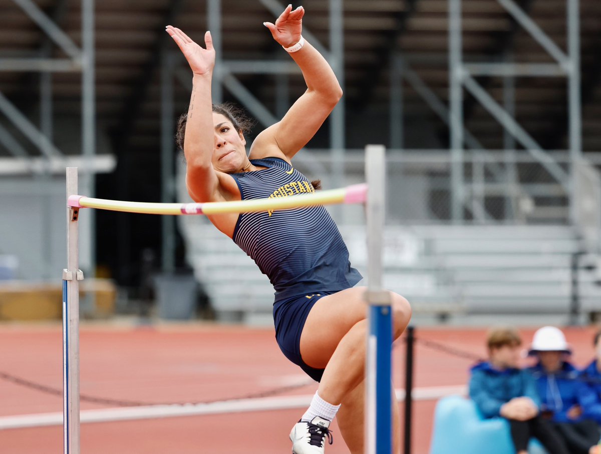 augieathletics's tweet photo. What can’t she do?!

Gabbi Loiz is your conference champion in the high jump! Her 1.68m leap ties her for 7th in the nation. https://t.co/sk2mkYcw0Q
