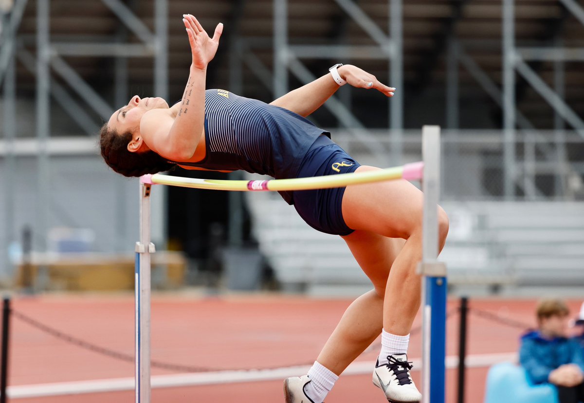 augieathletics's tweet photo. What can’t she do?!

Gabbi Loiz is your conference champion in the high jump! Her 1.68m leap ties her for 7th in the nation. https://t.co/sk2mkYcw0Q