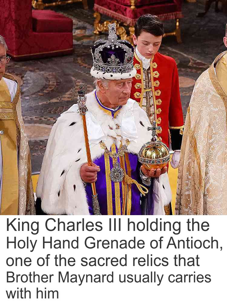 Marcus_Pfeiffer's tweet photo. He definitely held it longer than three seconds!
Pie Iesu domine, dona eis requiem

#HolyHandGrenade #KingCharles #FourShallThouNotCount #OneTwoFive #MichaelPalin #JohnCleese https://t.co/d5xripaRTF