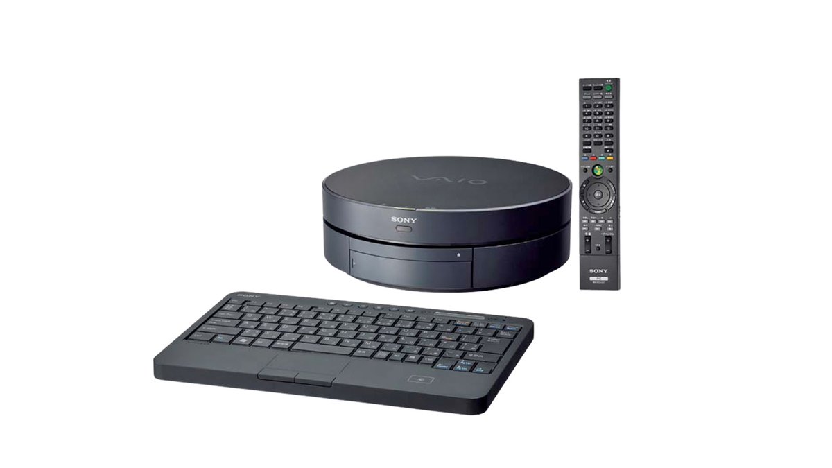 In 2007 Sony released the cylindrical VAIO TP1, featuring a 1TB