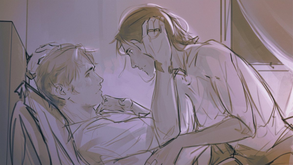 WcLasq's tweet photo. That one threads of power snippet that sent us all spiraling 
That’s the tip of the iceberg, there’s so much you don’t know 😈

#art #fanart #threadsofpower #kellandlila #veschwab https://t.co/xFPbTpUKpG