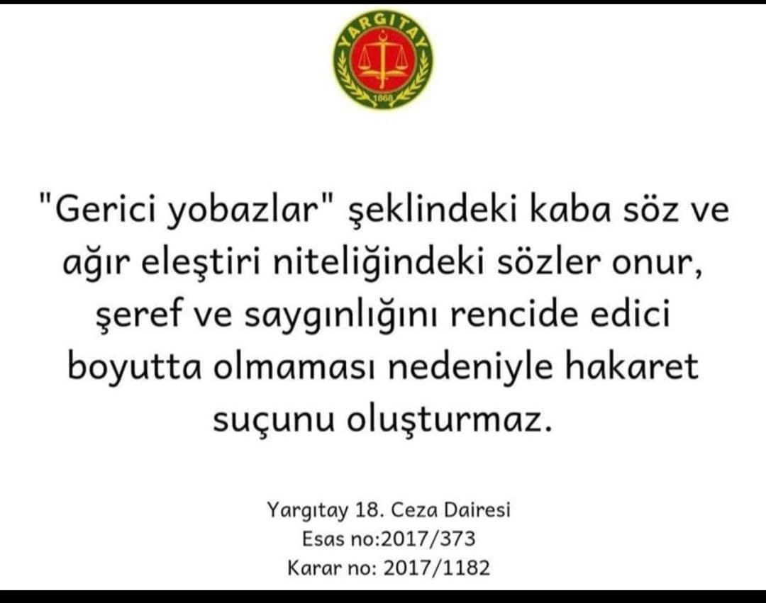 Bu ülkenin en büyük sorunu gerici yobazlardır!