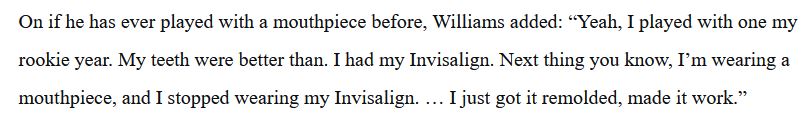 drjefflo's tweet image. Grant Williams could have worn his Invisalign with a mouthguard. #DoubleProtection #ProtectYourSmileWearAMouthguard @Grant2Will #Celtics