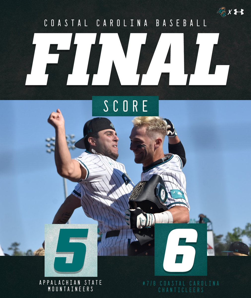 CoastalBaseball's tweet photo. Extra-Inning, Walk-Off Win? Yes Please!
#Relentless | #Selfless
#TEALNATION | #CHANTSUP https://t.co/enEWtwkB3Y
