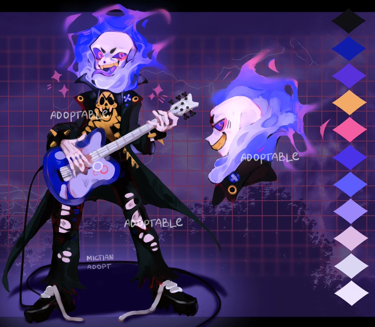 ksenonexe's tweet photo. Omg I love him❤️ Hi is PERFECT  q////q                 
  Adopt by @mictiankity

#undertale #undertaleAU #adopt #skeletonart #fanart #myart #PERFECT #Rock #ROCKBABY #rocknroll https://t.co/stQ3Zi5Rfm