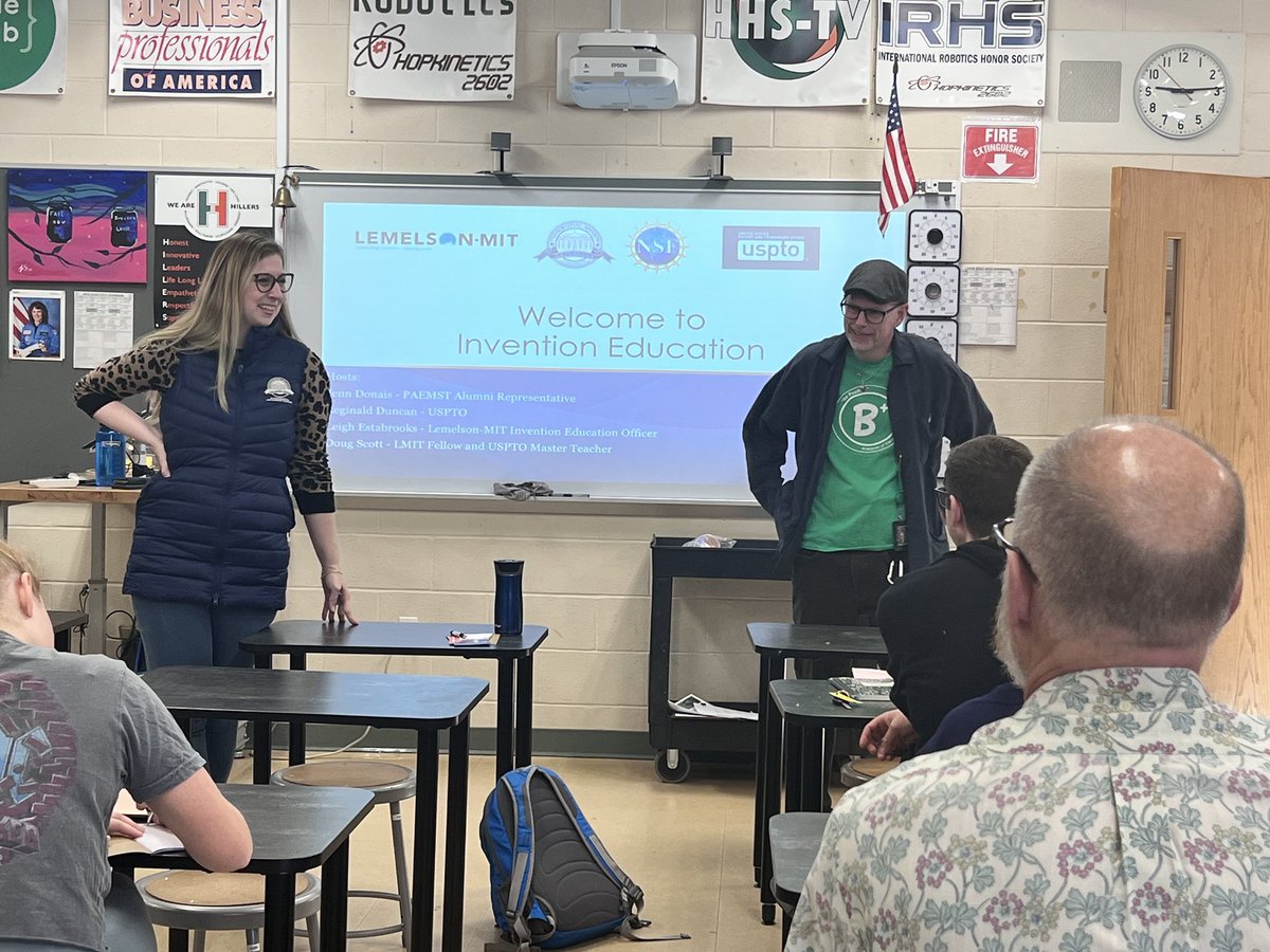 Thank you to <a href="/mrscottbot/">Mr. Scott 🤖</a> for a tremendous <a href="/LemelsonMIT/">Lemelson-MIT Program</a> <a href="/uspto/">USPTO</a> invention education PD with #paemst.