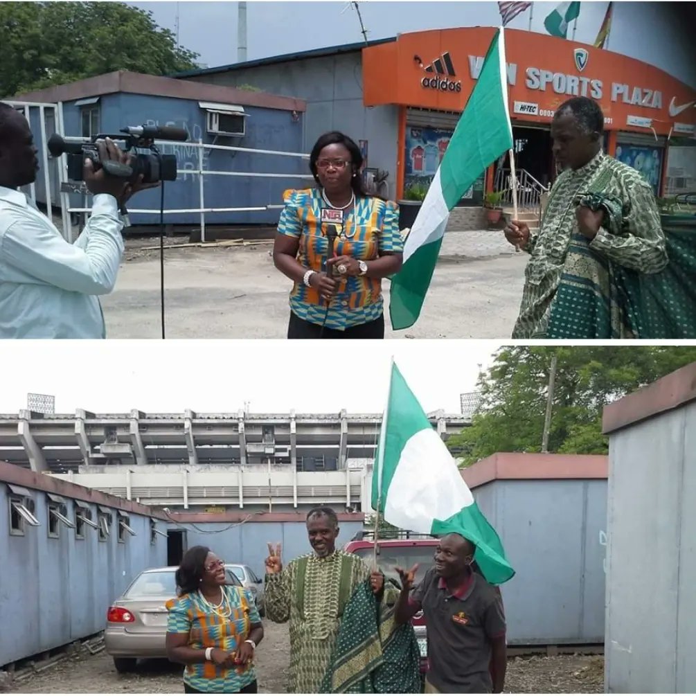 OBAROAKPO69's tweet photo. On this day 8 years ago, I started running π from Lagos through Okpekpe to Abuja and it took me 22 days. Just before I left,the NTA sport crew interviewed me at the national stadium Surulere, Lagos. #LagosOkpekpeAbuja #Worldwrapperman #WR #Longestwrapperintheworld #CharityRunner https://t.co/s4uVG6zMVa