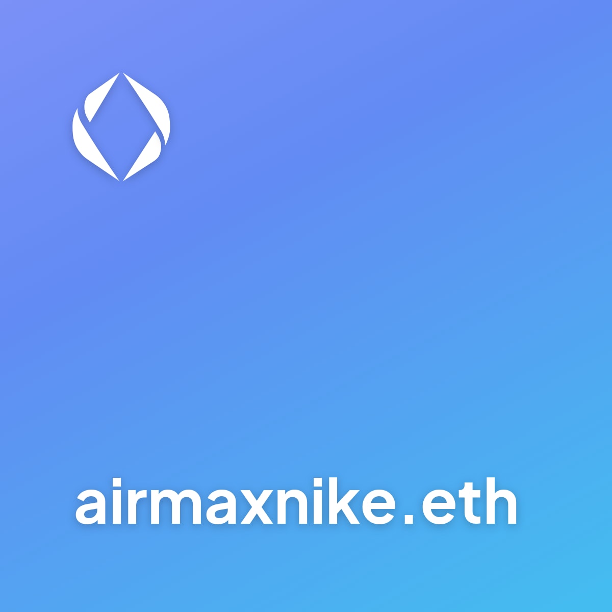 weldingcrypto's tweet photo. airmaxnike.eth

dm if interested. 
#ensdomains #NFTs #Web3 https://t.co/ekYoz7iY7I