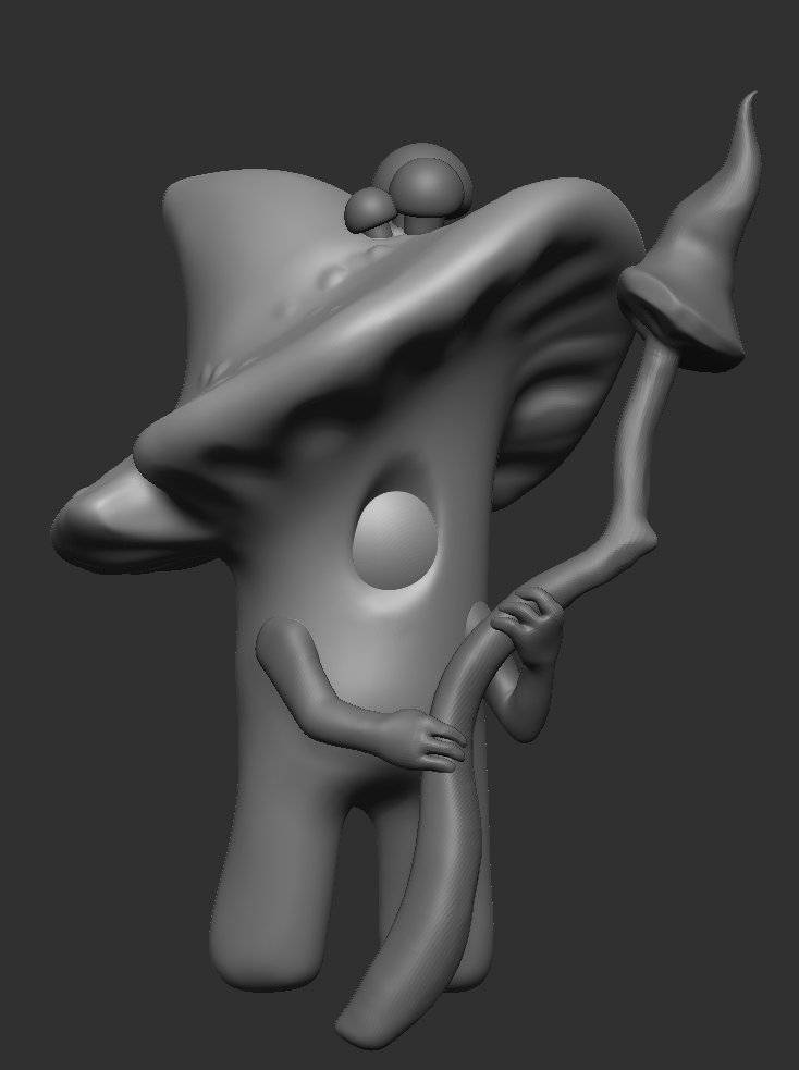 Zahley1's tweet photo. Finished sculpting some mushroom leshies for a pathfinder2e miniture set https://t.co/oOZxkbA0SU