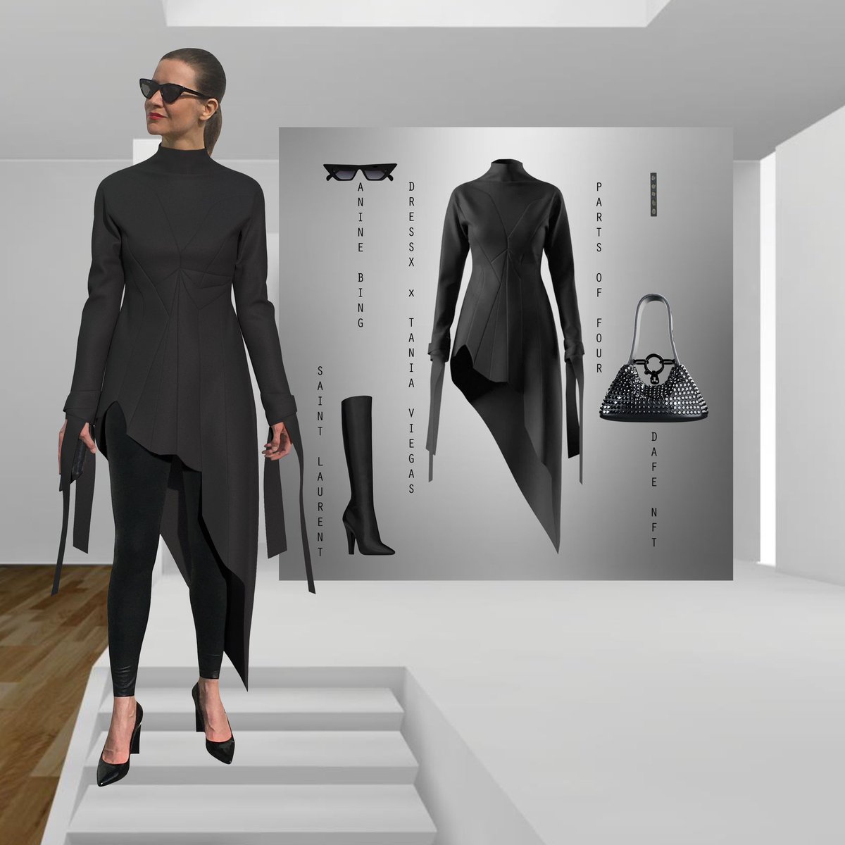 wearmeta2021's tweet photo. PHYGITAL STYLE by @wearmeta2021 Innovate your style: GO PHYGITAL with me. Have you found your best meta-physical fashion matches yet?😎#phygital #phygitalstyle #nft #web3 #digitalfashion https://t.co/W2QvzUzqFC