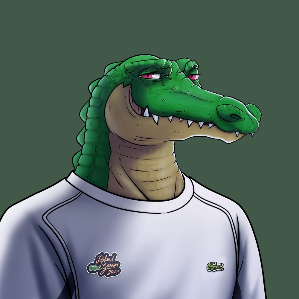 kickreview's tweet image. Spot the difference? 🐊 59 lucky crocodiles will be heading to Roland Garros 🎾 2023, and I am one of them @Lacoste #UNDW3 #RolandGarros #RolandGarros2023 #RG2023 #RG23 #crocodile #NFT #NFTs #NFTCommunity #nftart