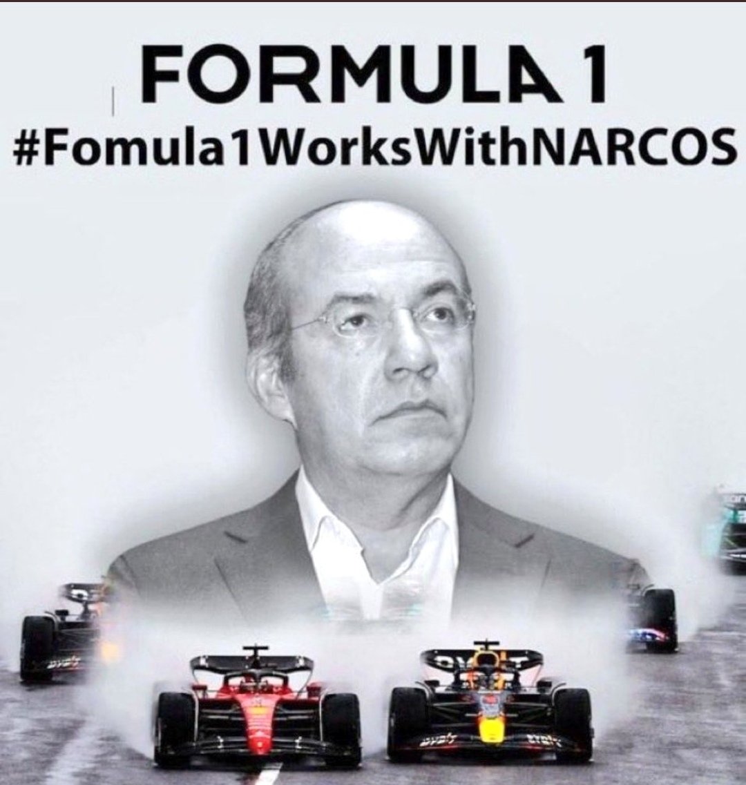 Kodokado41's tweet image. De pena que borolas colabore con F1 #Formula1WorksWithNARCOS