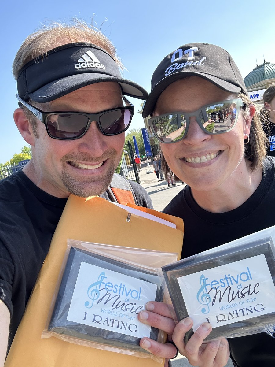 otmstigerbands's tweet photo. The before and after. OT Band played their hearts out on some really tough music - hard work pays off! 1 ratings across the board! Congrats to @CTMSBands - we had a GREAT day! ☺️🎶 @OTMSTigerPride https://t.co/oouC1vPein