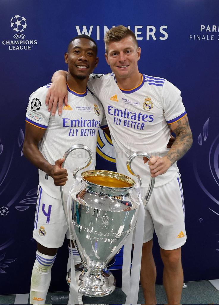 Alaba and Toni Kroos have now completed club football at two clubs!

Real Madrid & Bayern Munich.

💯👌

#RealMadridOsasuna #CopaDelRey